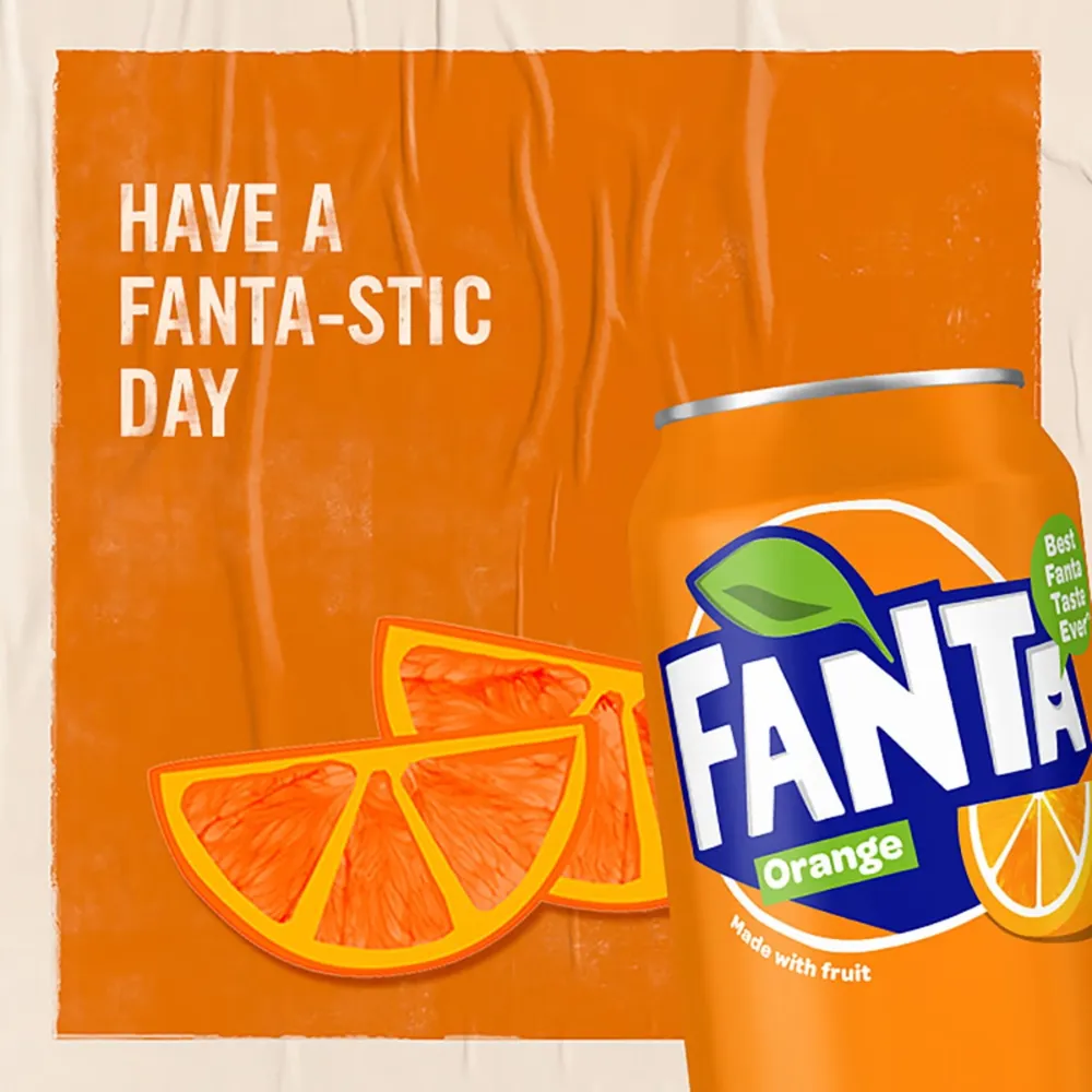 Thùng 24 lon nước ngọt Fanta cam 235ml