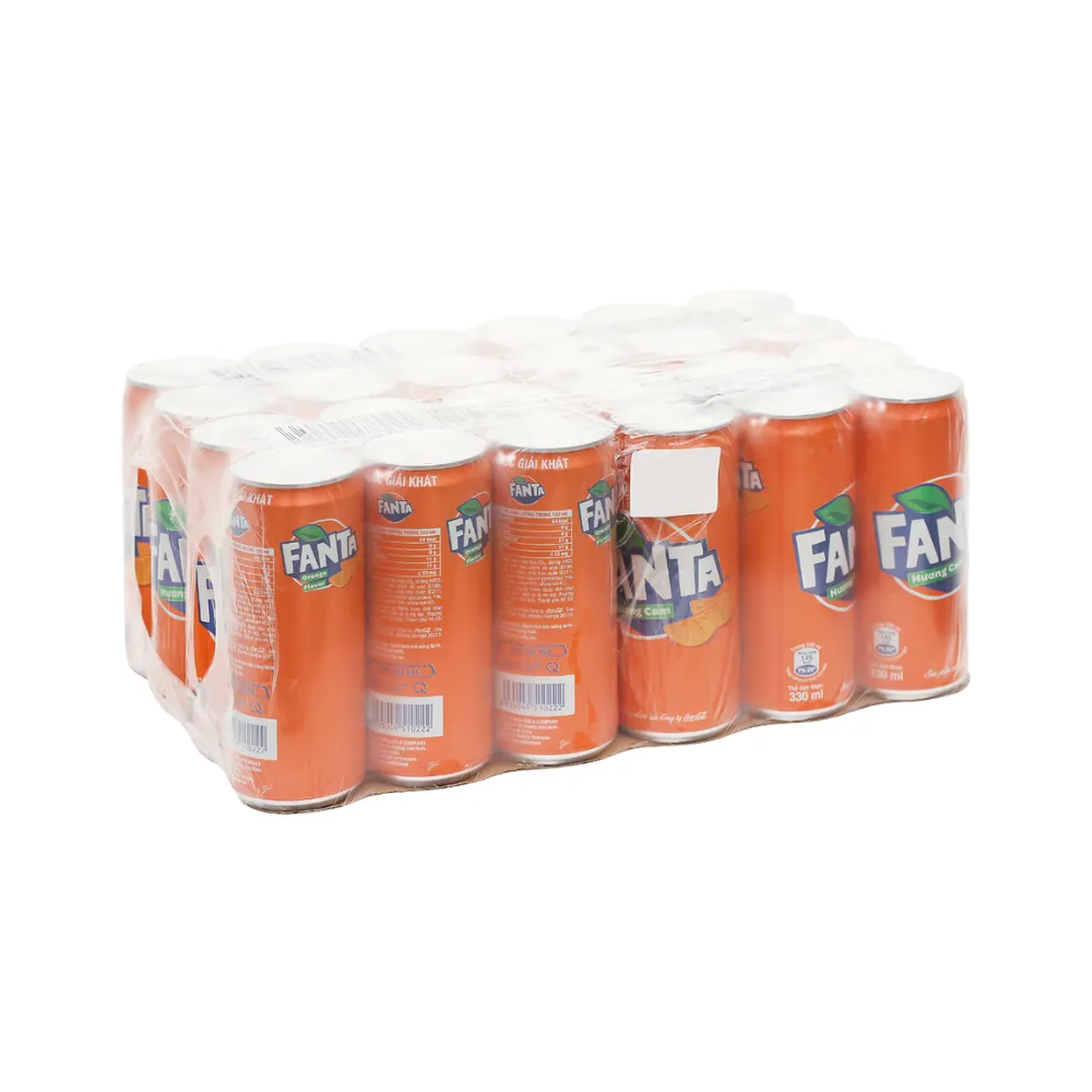 Thùng 24 lon nước ngọt Fanta cam 320ml