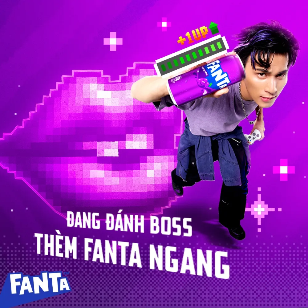 Thùng 24 lon nước ngọt Fanta nho 320ml