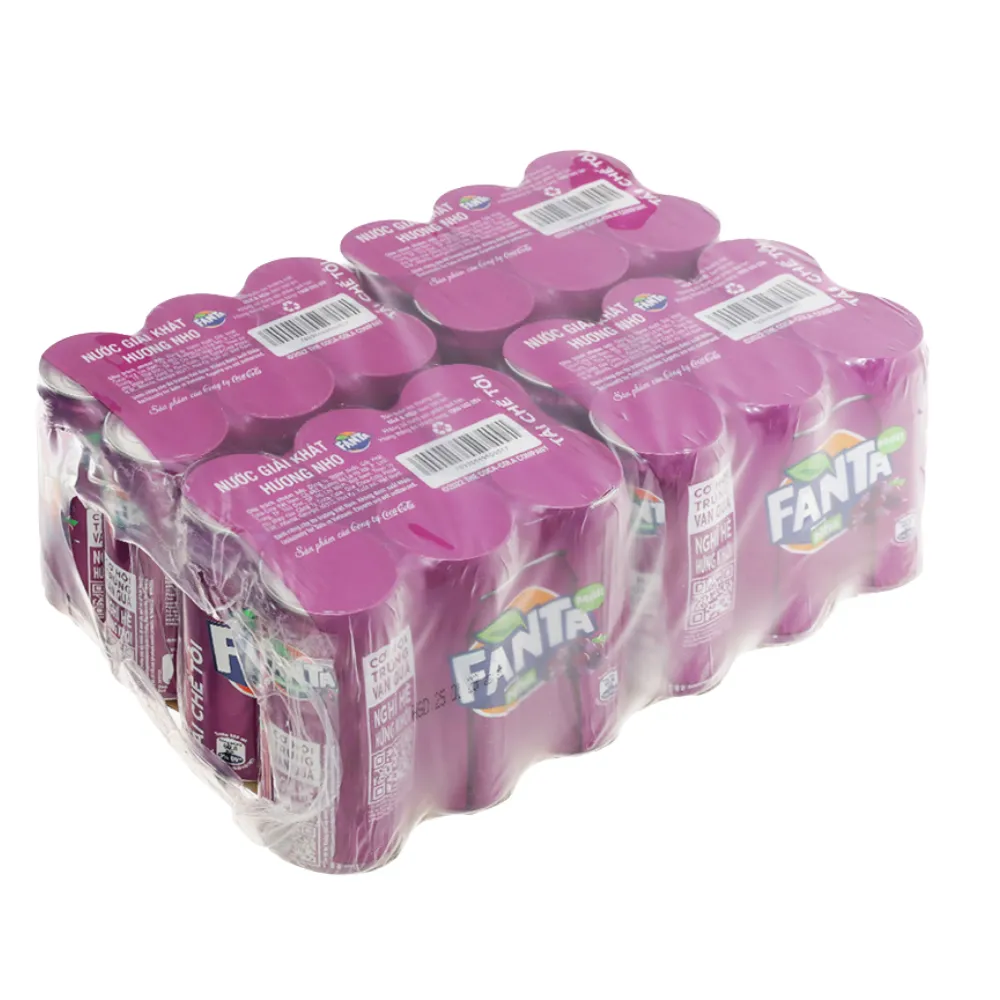 Thùng 24 lon nước ngọt Fanta nho 320ml