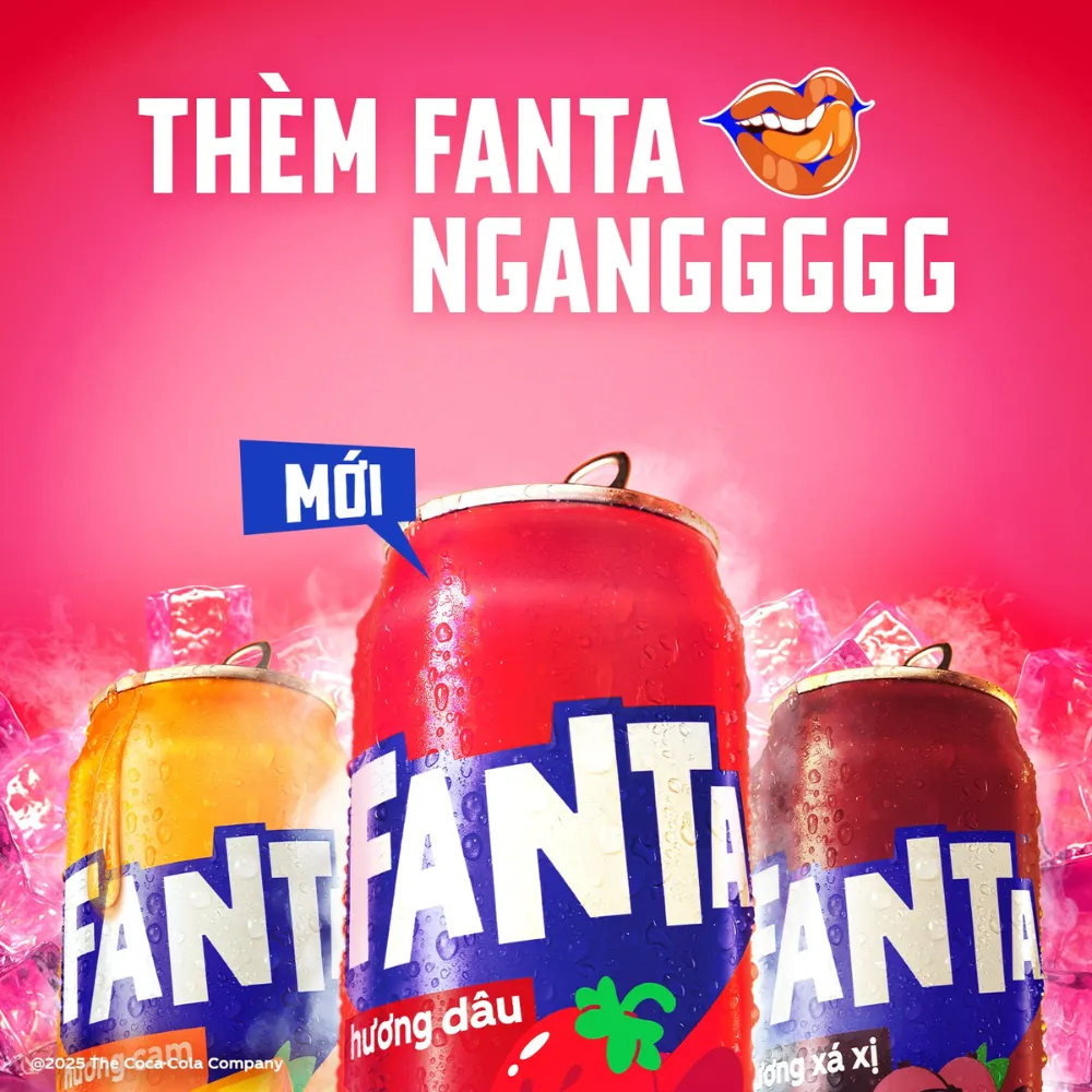 Thùng 24 lon nước ngọt Fanta xá xị 320ml