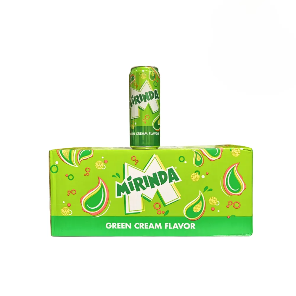 Thùng 24 lon nước ngọt Mirinda soda kem 320ml