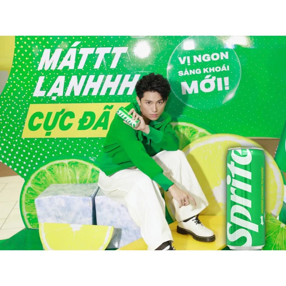 Thùng 24 lon nước ngọt Sprite chanh 320ml