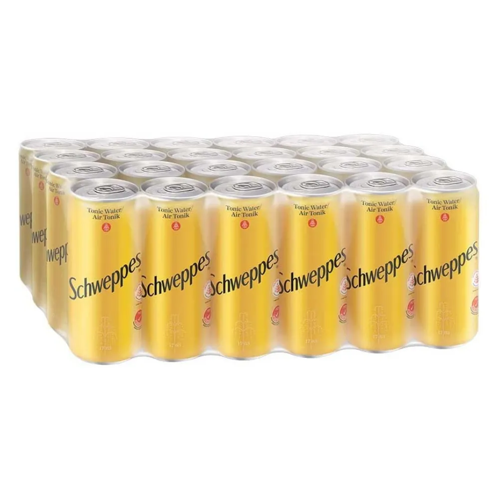Thùng 24 lon nước soda Schweppes Tonic Water 320ml
