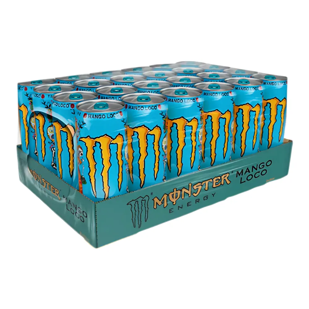 Thùng 24 lon nước tăng lực Monster Energy Mango vị xoài 355ml
