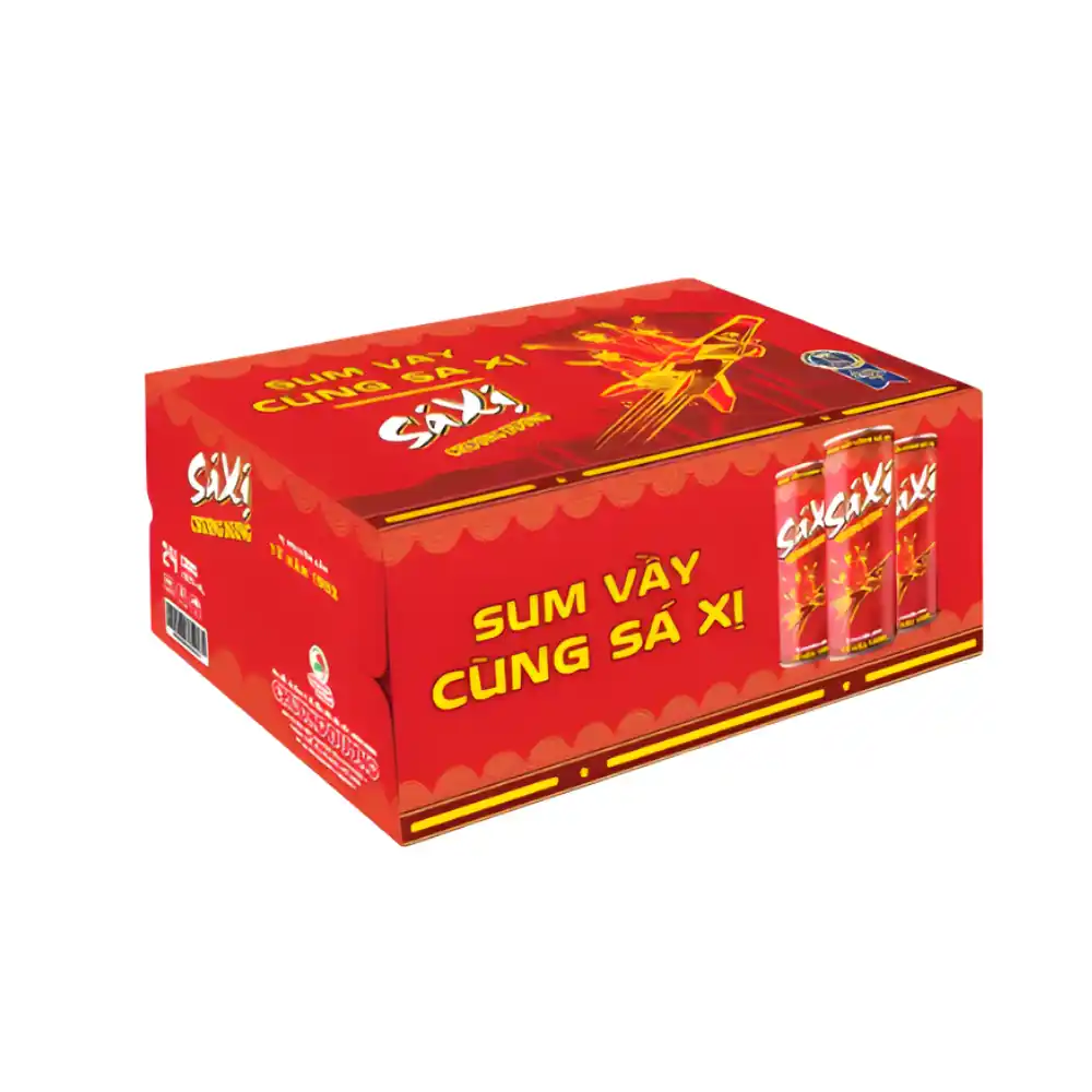 Thùng 24 lon sá xị Chương Dương 320ml