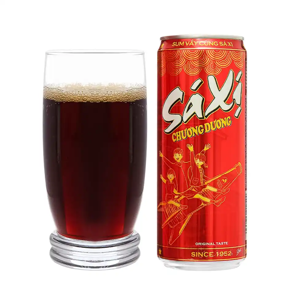 Thùng 24 lon sá xị Chương Dương 320ml