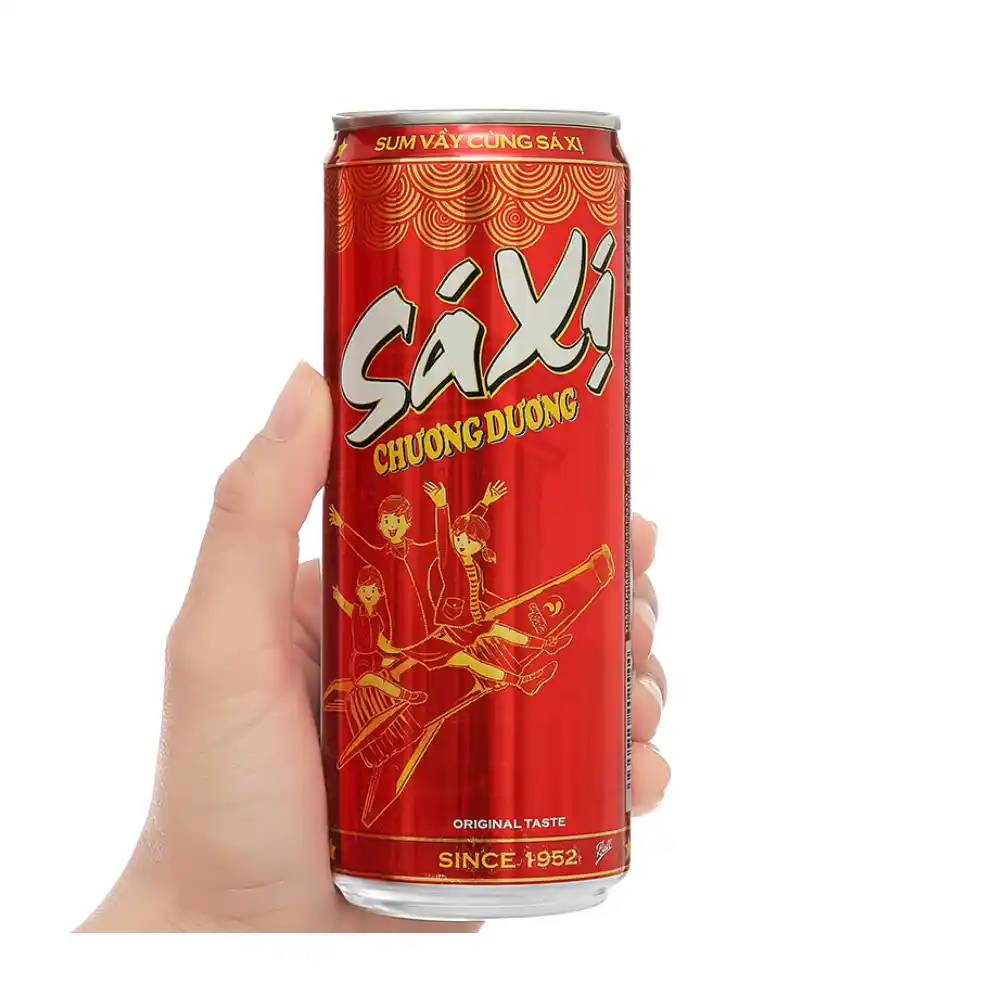 Thùng 24 lon sá xị Chương Dương 320ml