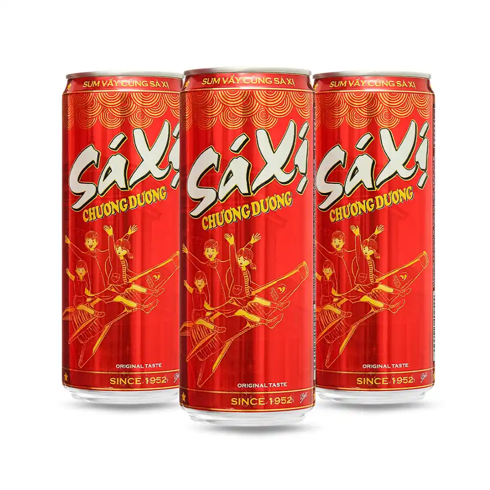 Thùng 24 lon sá xị Chương Dương 320ml