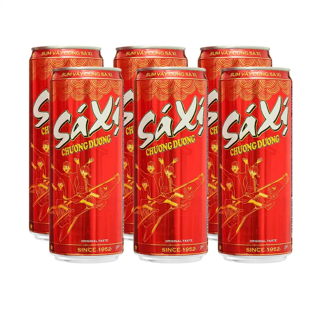 Thùng 24 lon sá xị Chương Dương 320ml