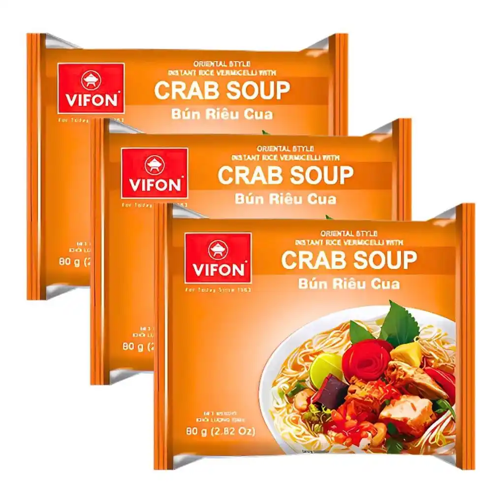 Thùng 30 gói bún riêu cua Vifon 80g