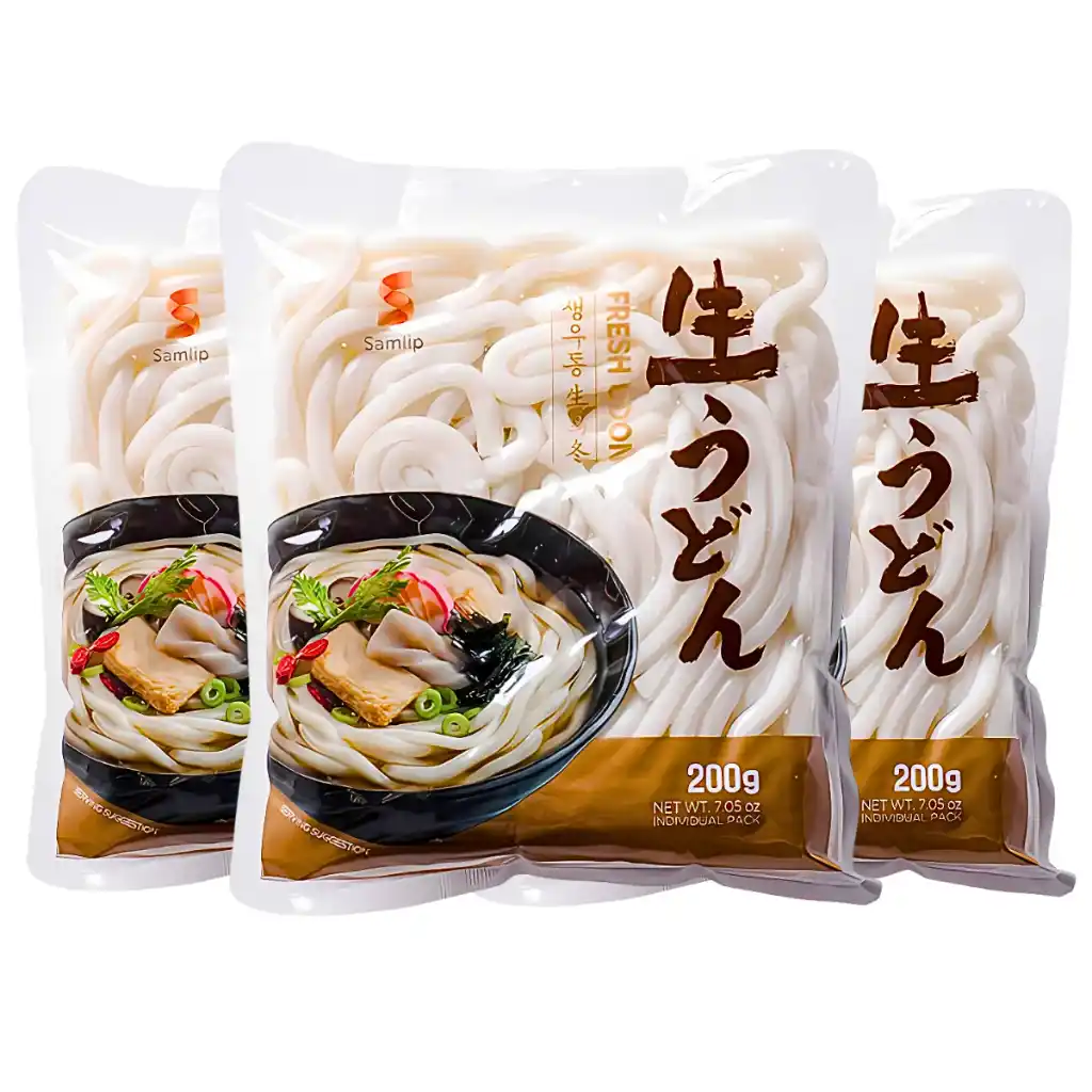Thùng 30 gói mì udon tươi Samlip gói 200g