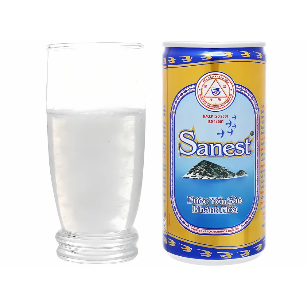 Thùng 30 lon nước yến sào Khánh Hoà Sanest có đường 190ml