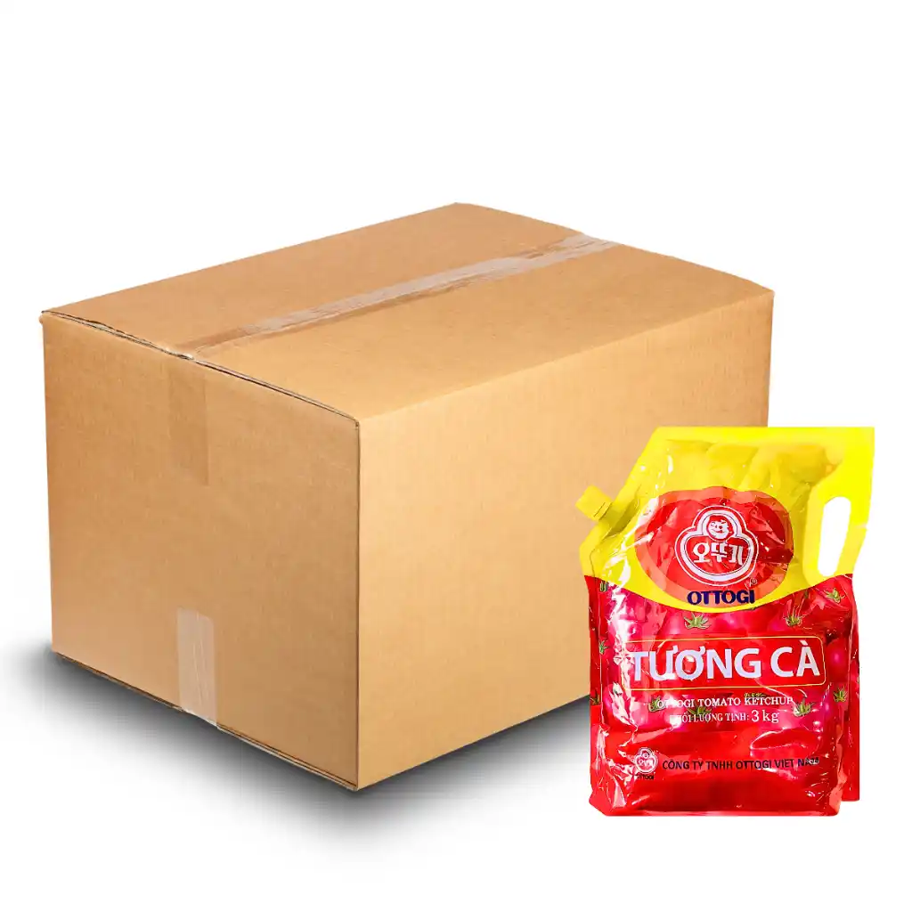 Thùng 4 gói xốt cà chua Ottogi 3kg