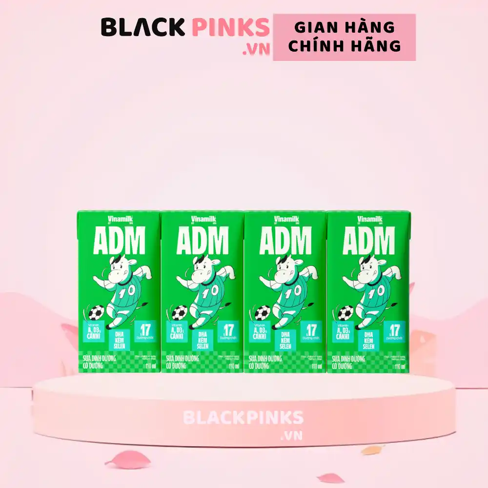 Thùng 48 hộp sữa dinh dưỡng Vinamilk ADM có đường 110/180ml