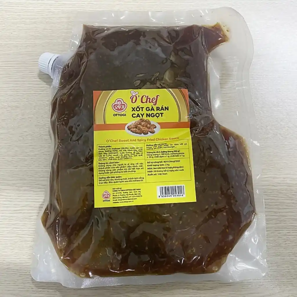 Thùng 5 gói xốt cay ngọt Ottogi 2kg