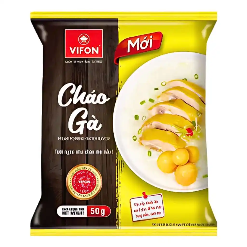 Thùng 50 gói cháo thịt bằm/gà/cá Vifon 50g