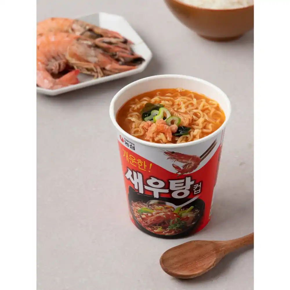 Thùng 6/12 ly mì Nongshim vị tôm ly 62g