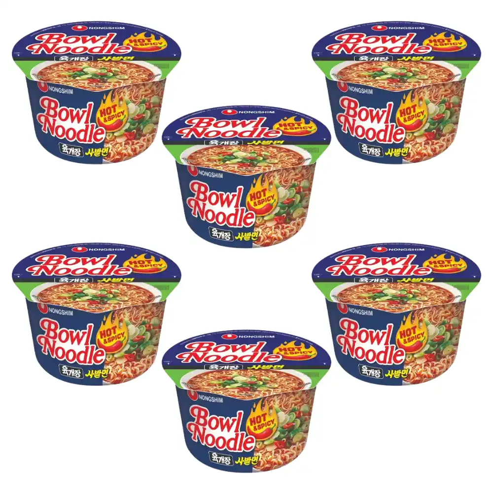 Thùng 6/12 tô mì Nongshim vị Yukgaejang cay 100g
