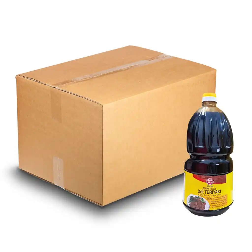 Thùng 6 chai xốt teriyaki Ottogi 2.25L