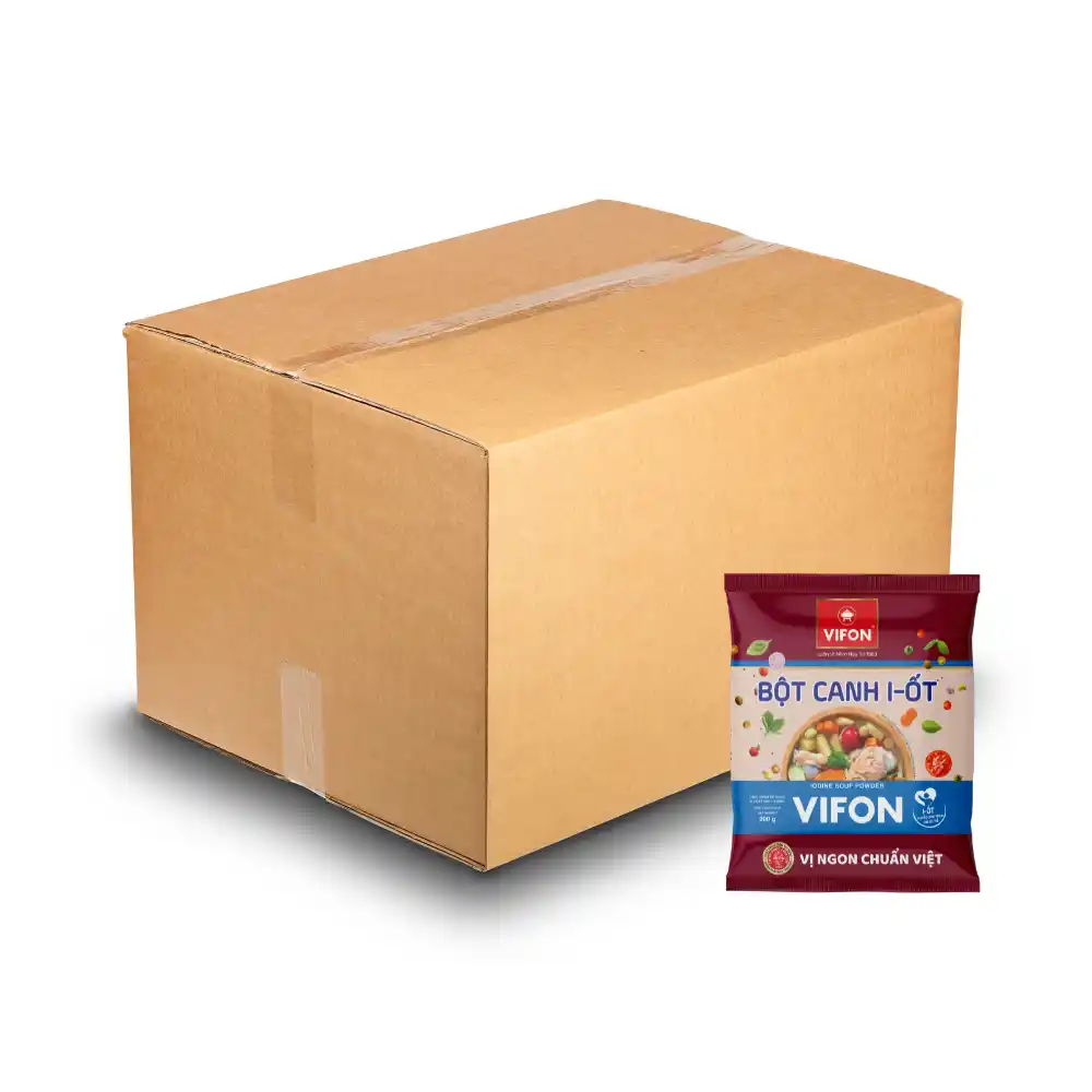 Thùng bột canh tôm/i-ốt/nấm Vifon gói 200g