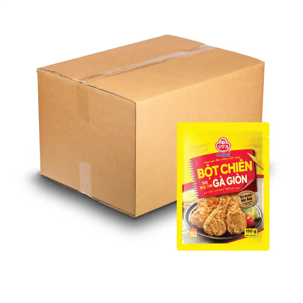 Thùng bột chiên gà giòn Ottogi gói 150g/500g/1kg/2kg