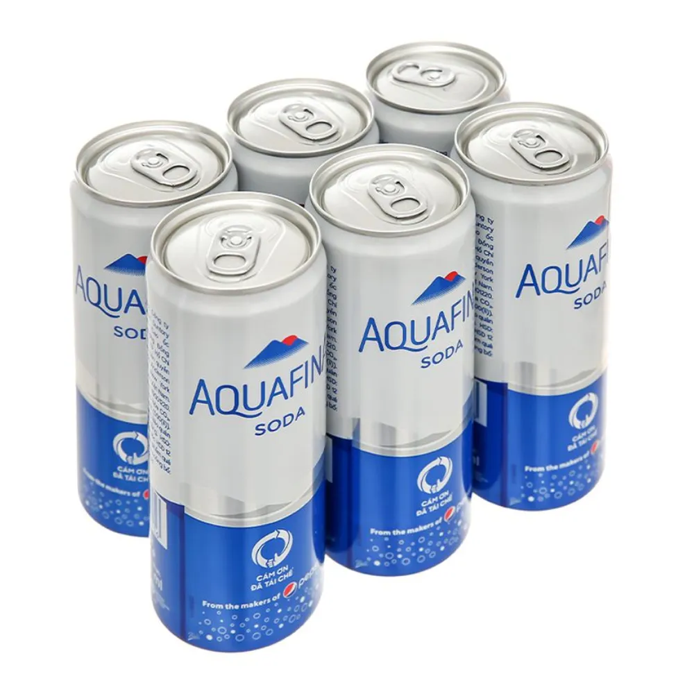 Thùng 24 lon nước soda Aquafina 320ml