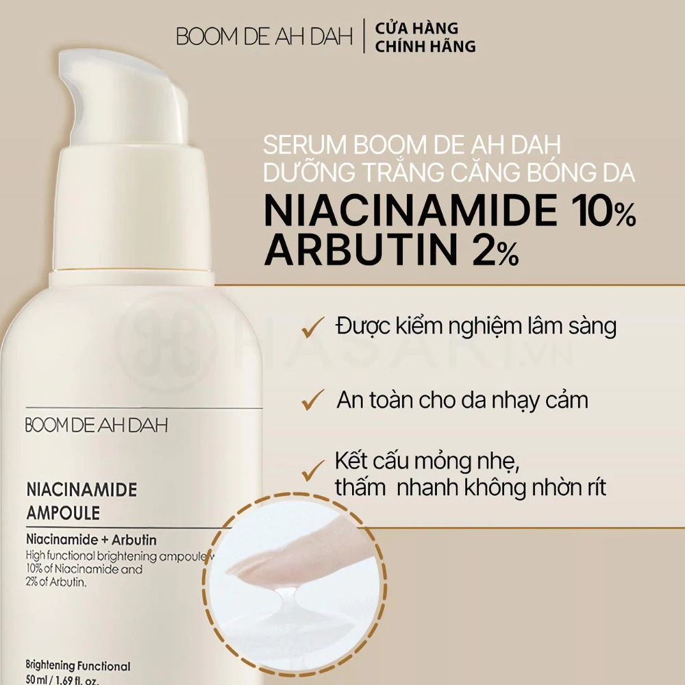 Tinh chất Boom De Ah Dah dưỡng sáng, ngăn ngừa lão hóa 50ml
