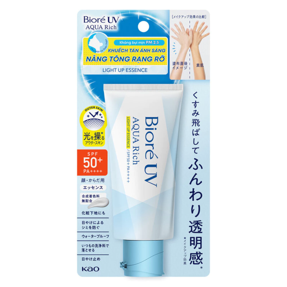 Tinh chất chống nắng Bioré UV sáng rạng rỡ 70g