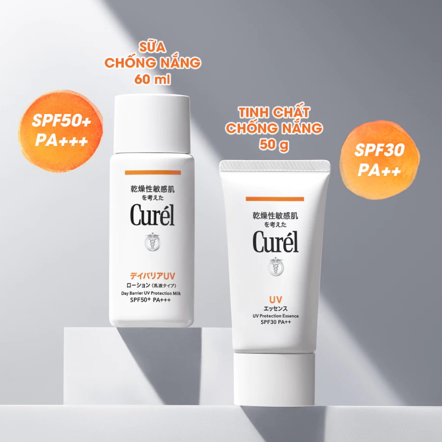 Tinh chất chống nắng Curél mặt & toàn thân cho da khô nhạy cảm 50g