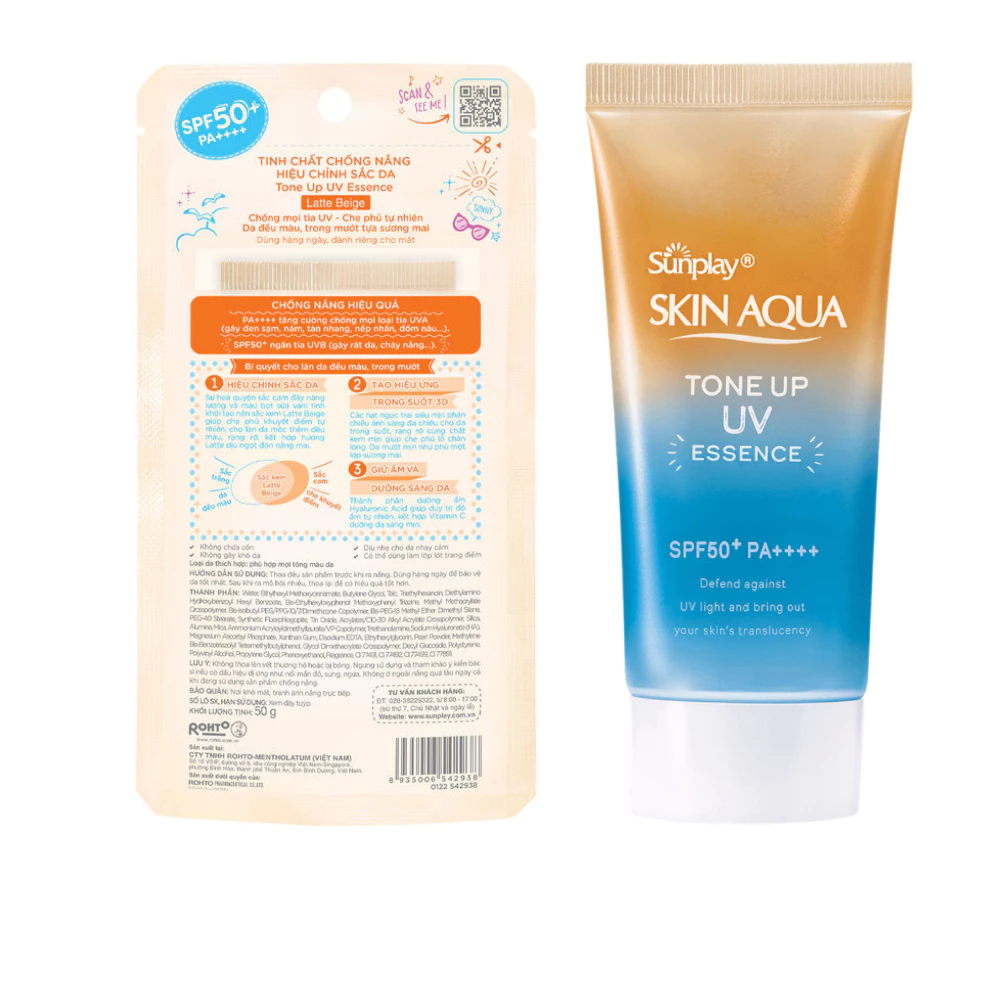 Tinh chất chống nắng Sunplay hiệu chỉnh sắc da 50g tím/xanh/hồng/cam