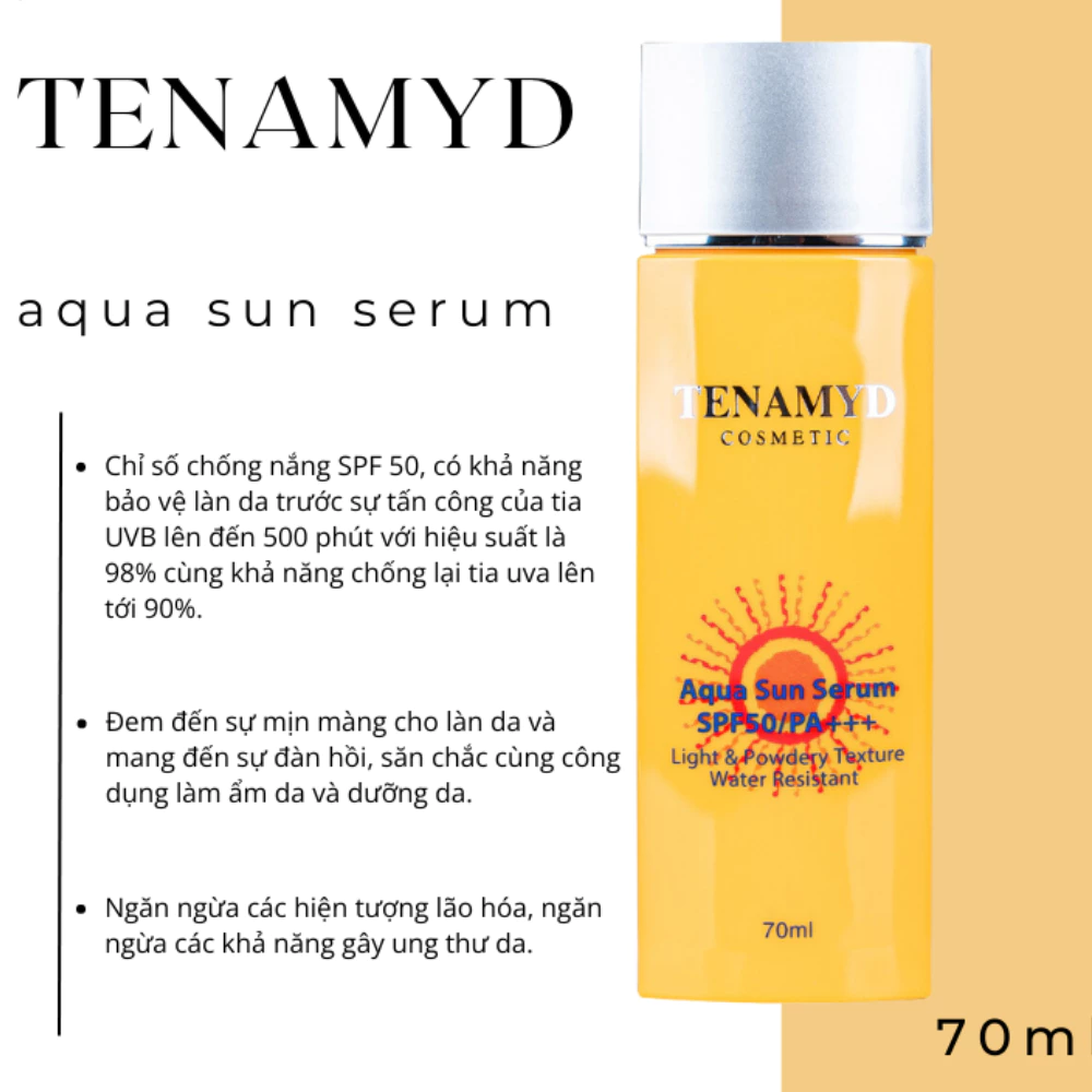 Tinh chất chống nắng Tenamyd dạng nước SPF50/PA+++ 70ml
