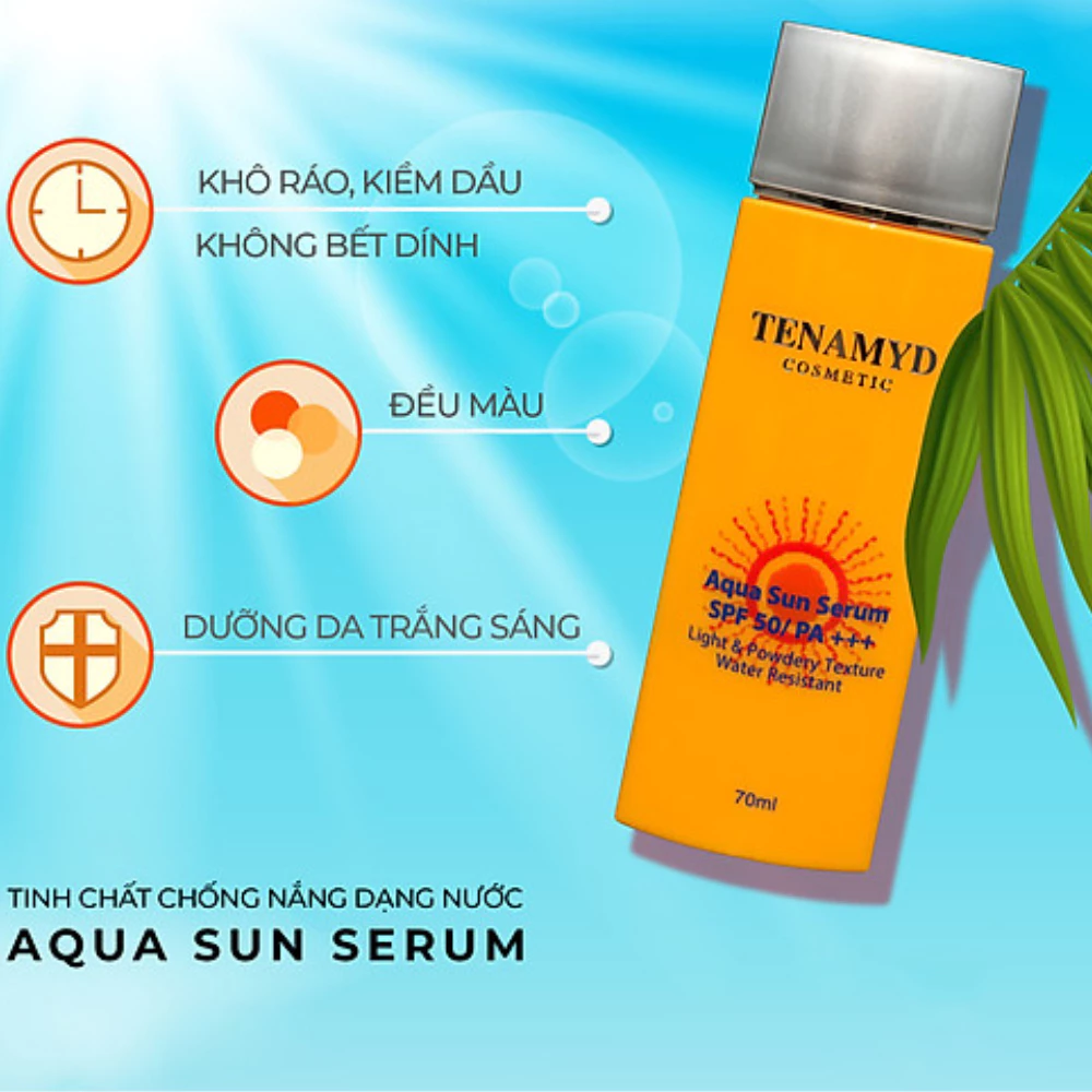 Tinh chất chống nắng Tenamyd dạng nước SPF50/PA+++ 70ml