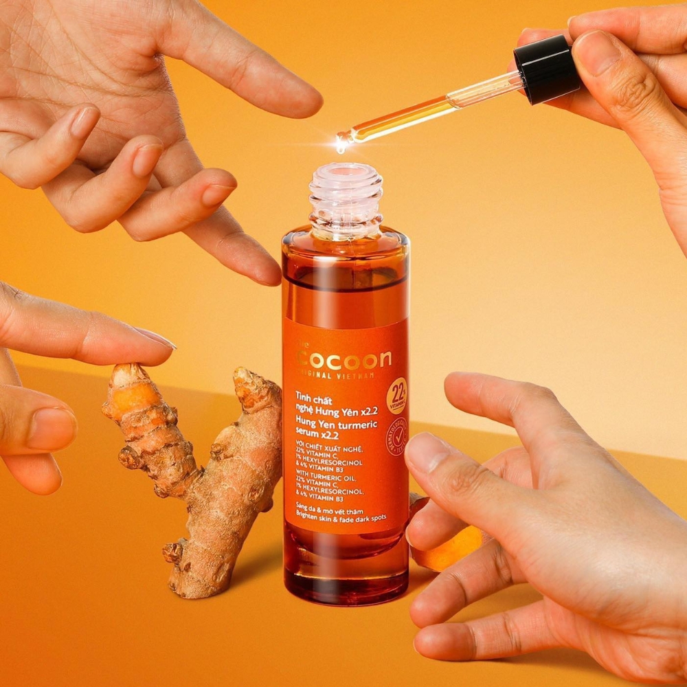 Tinh chất Cocoon nghệ Hưng Yên x2.2 sáng da chuyên sâu 30ml