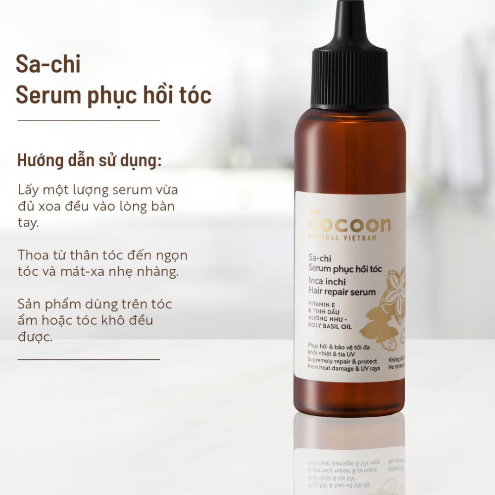 Tinh chất dưỡng tóc Cocoon hỗ trợ phục hồi & bảo vệ 70ml