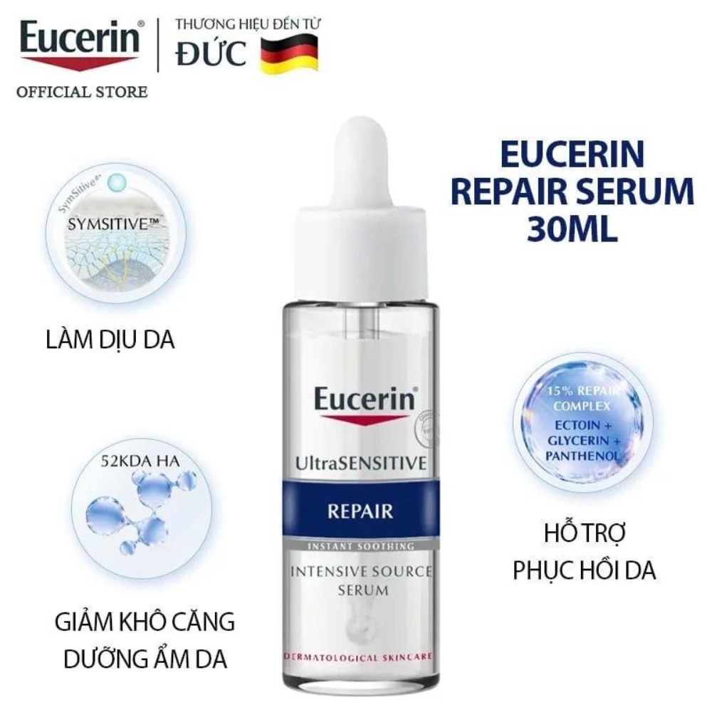 Tinh chất Eucerin phục hồi da nhạy cảm 30ml