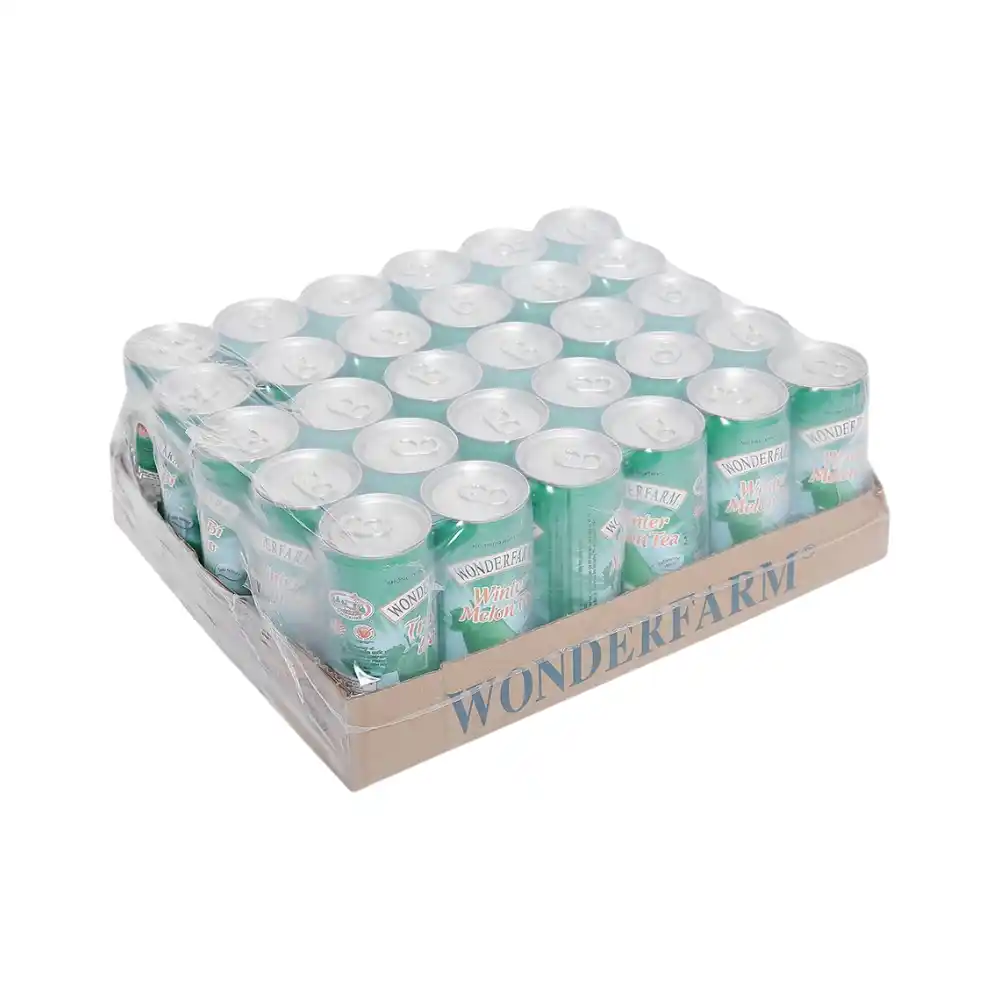 Trà bí đao Wonderfarm lon 240 ml