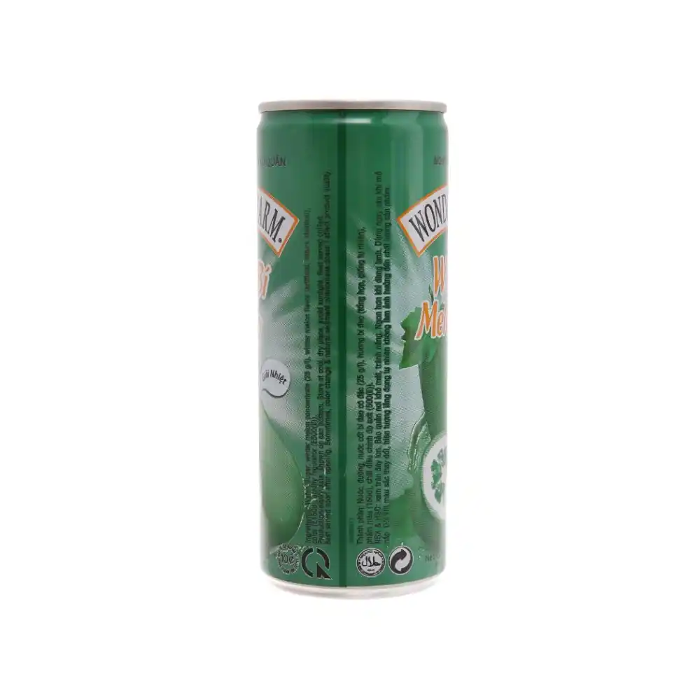 Trà bí đao Wonderfarm lon 240 ml