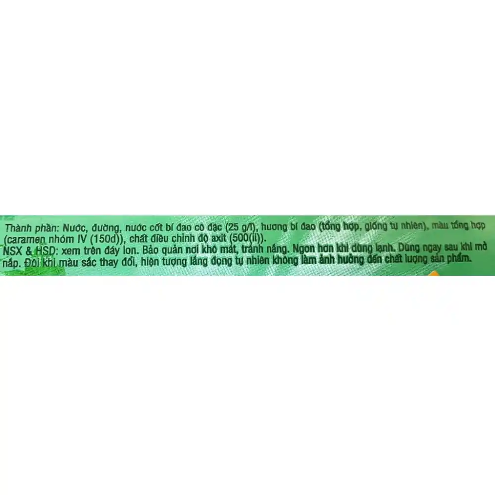 Trà bí đao Wonderfarm lon 240 ml