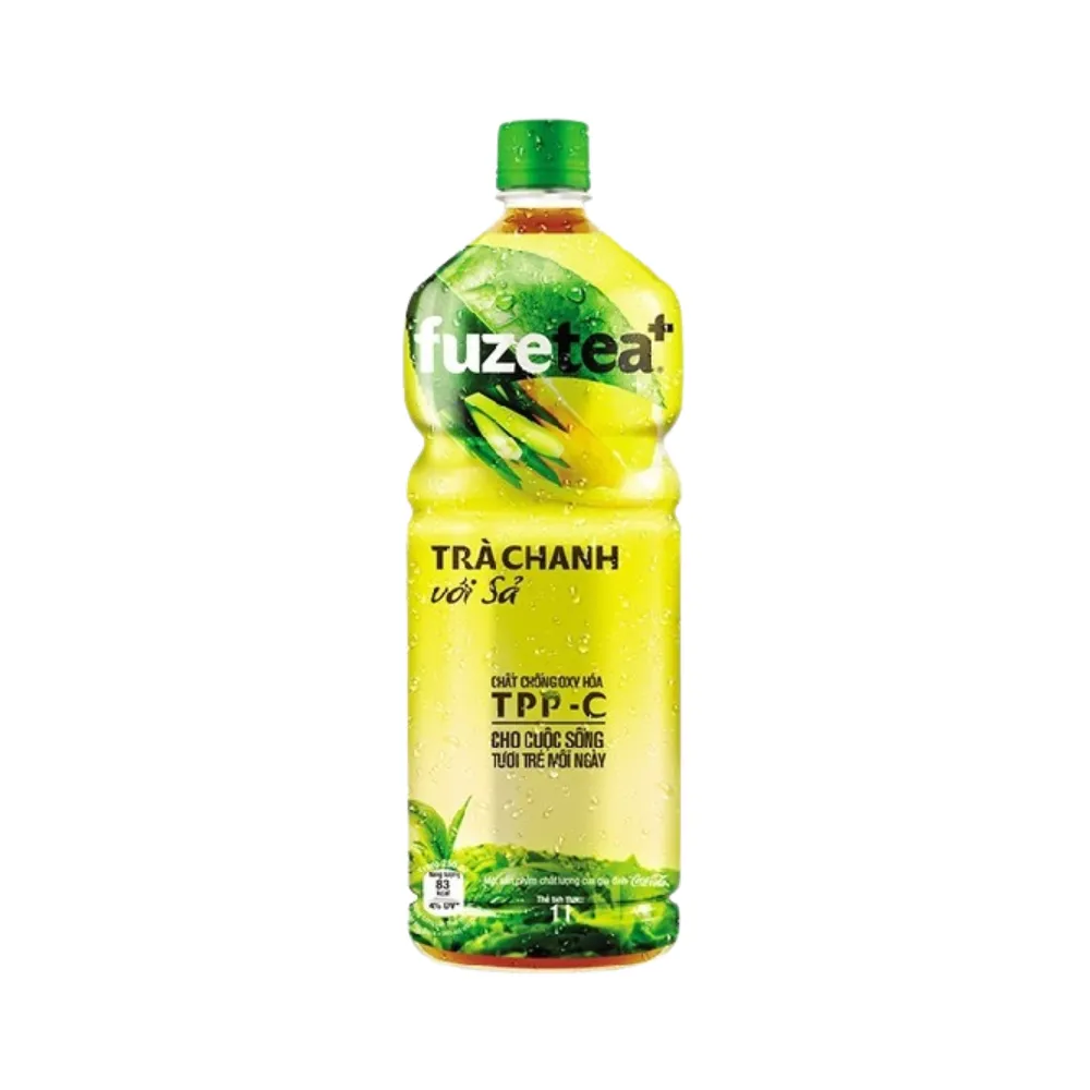 Trà chanh sả Fuzetea+ 1L