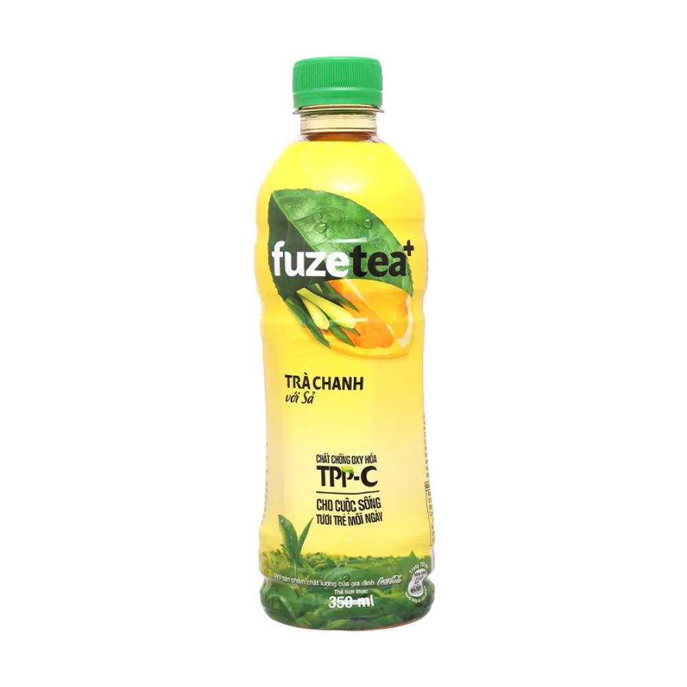 Trà chanh sả Fuzetea+ 350ml