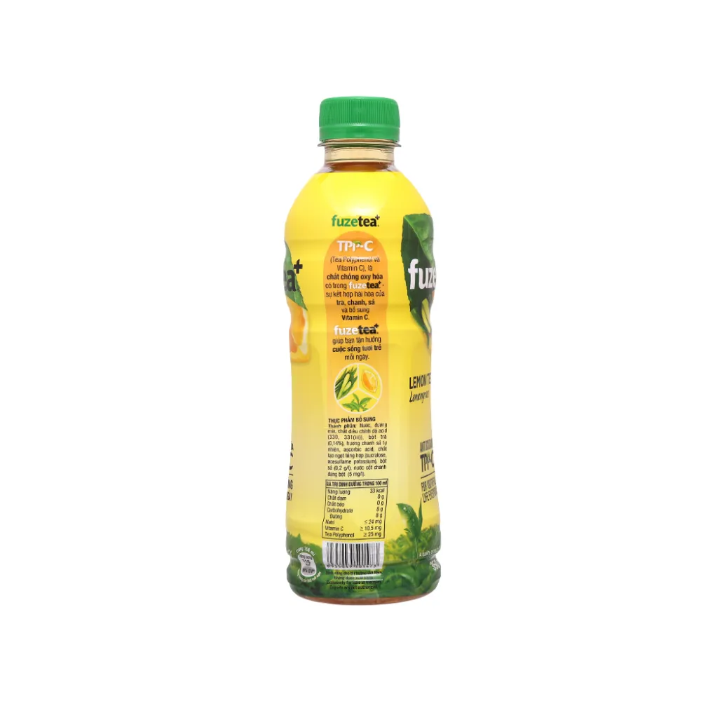 Trà chanh sả Fuzetea+ 350ml