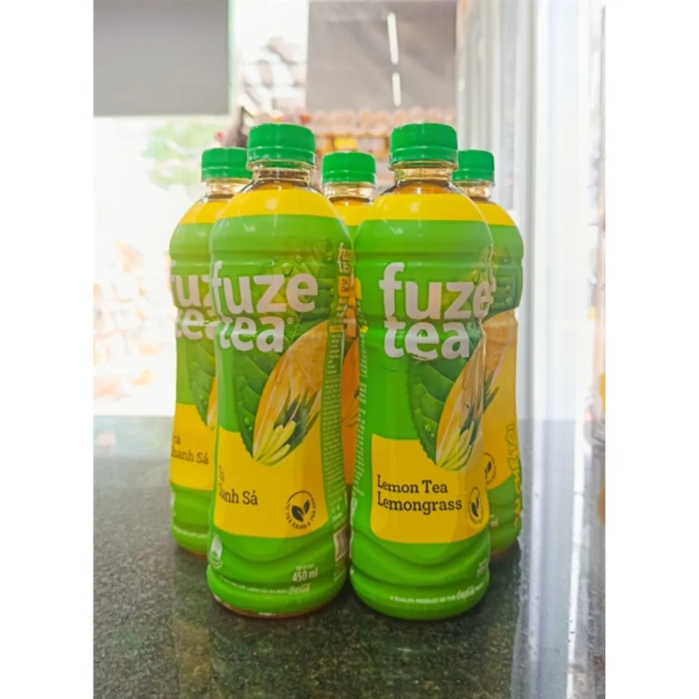 Trà chanh sả Fuzetea+ 450ml