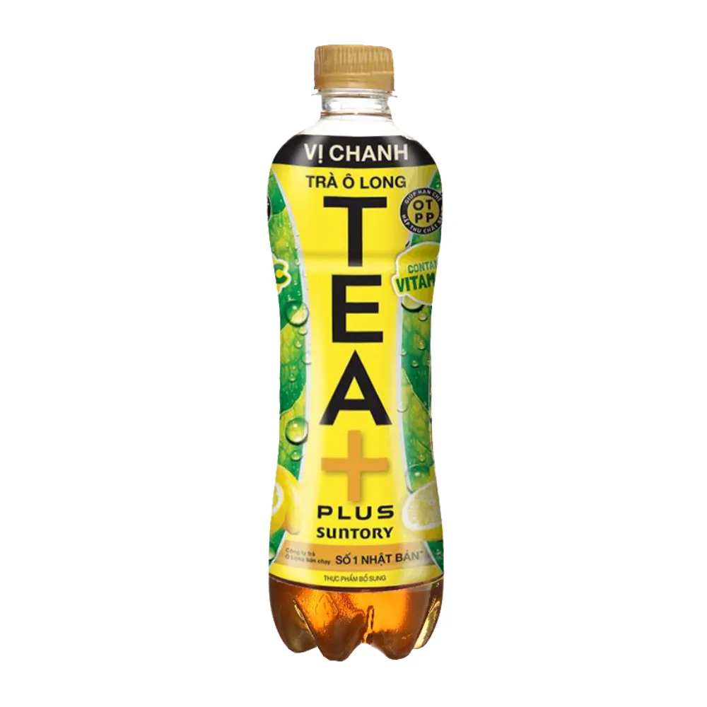 Trà ô long TEA+ Plus chanh 450ml