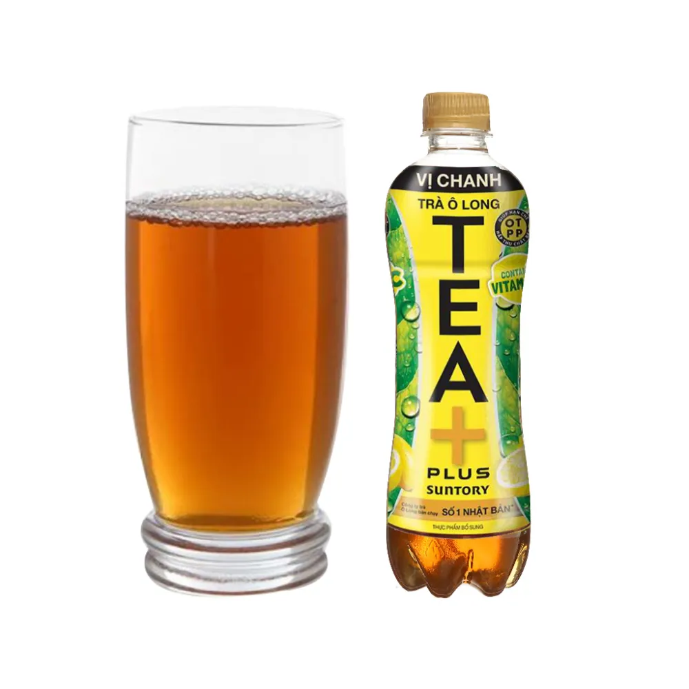 Trà ô long TEA+ Plus chanh 450ml
