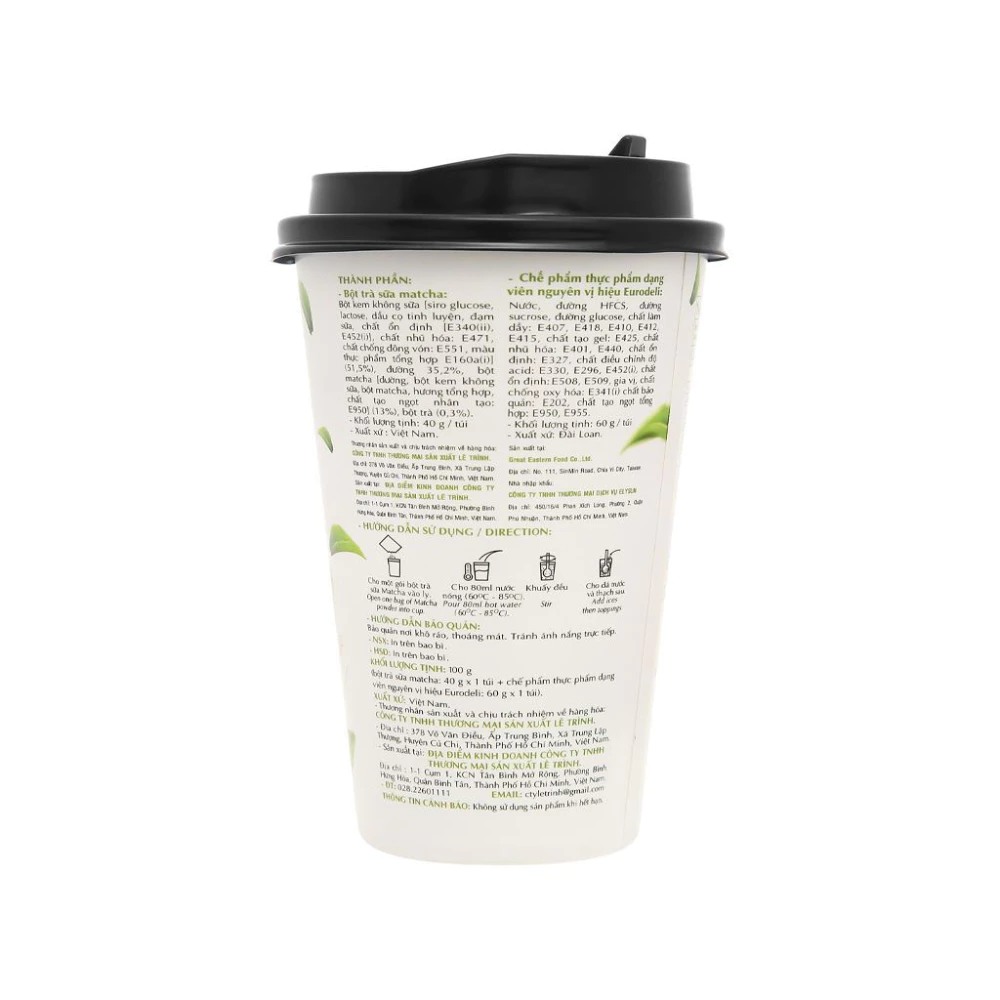 Trà sữa matcha Wangcha ly 100g