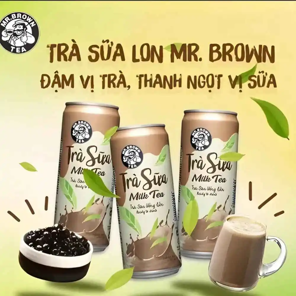 Trà sữa Mr.Brown uống liền lon 320ml