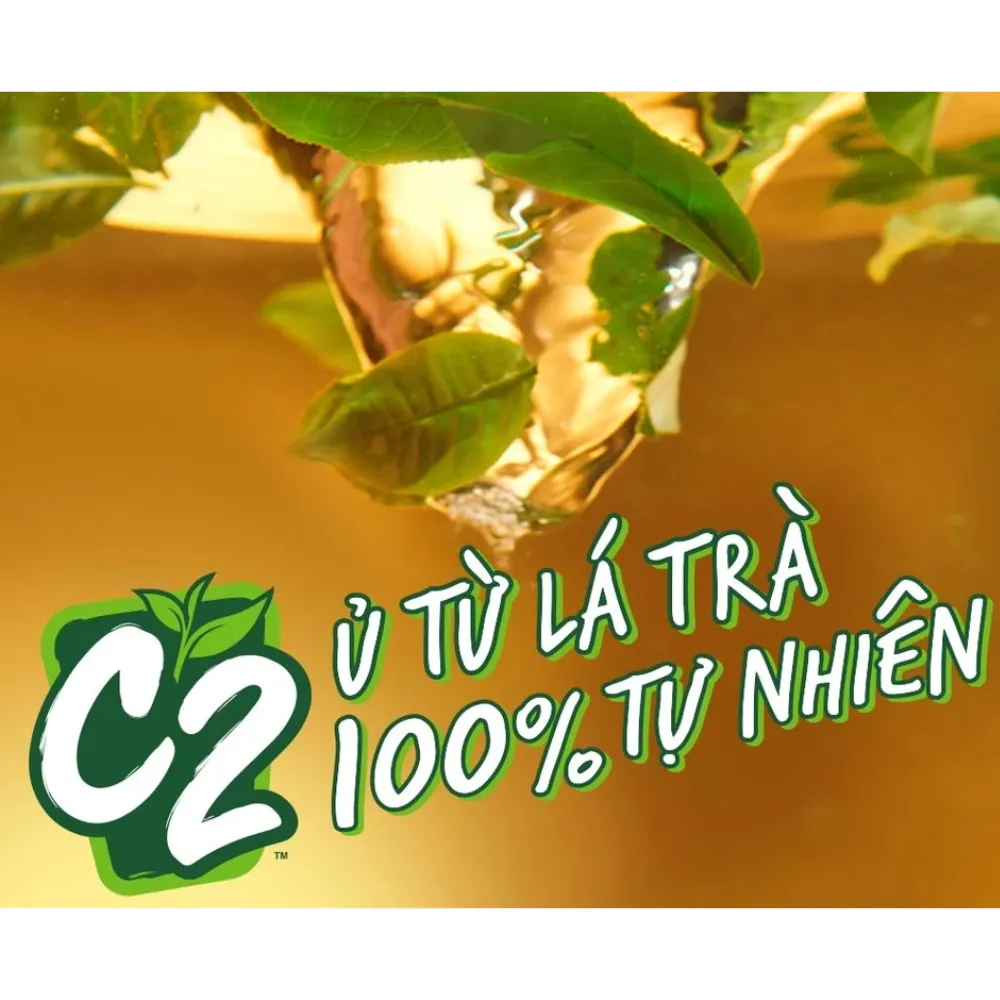 Trà xanh C2 hương vải chai 455ml