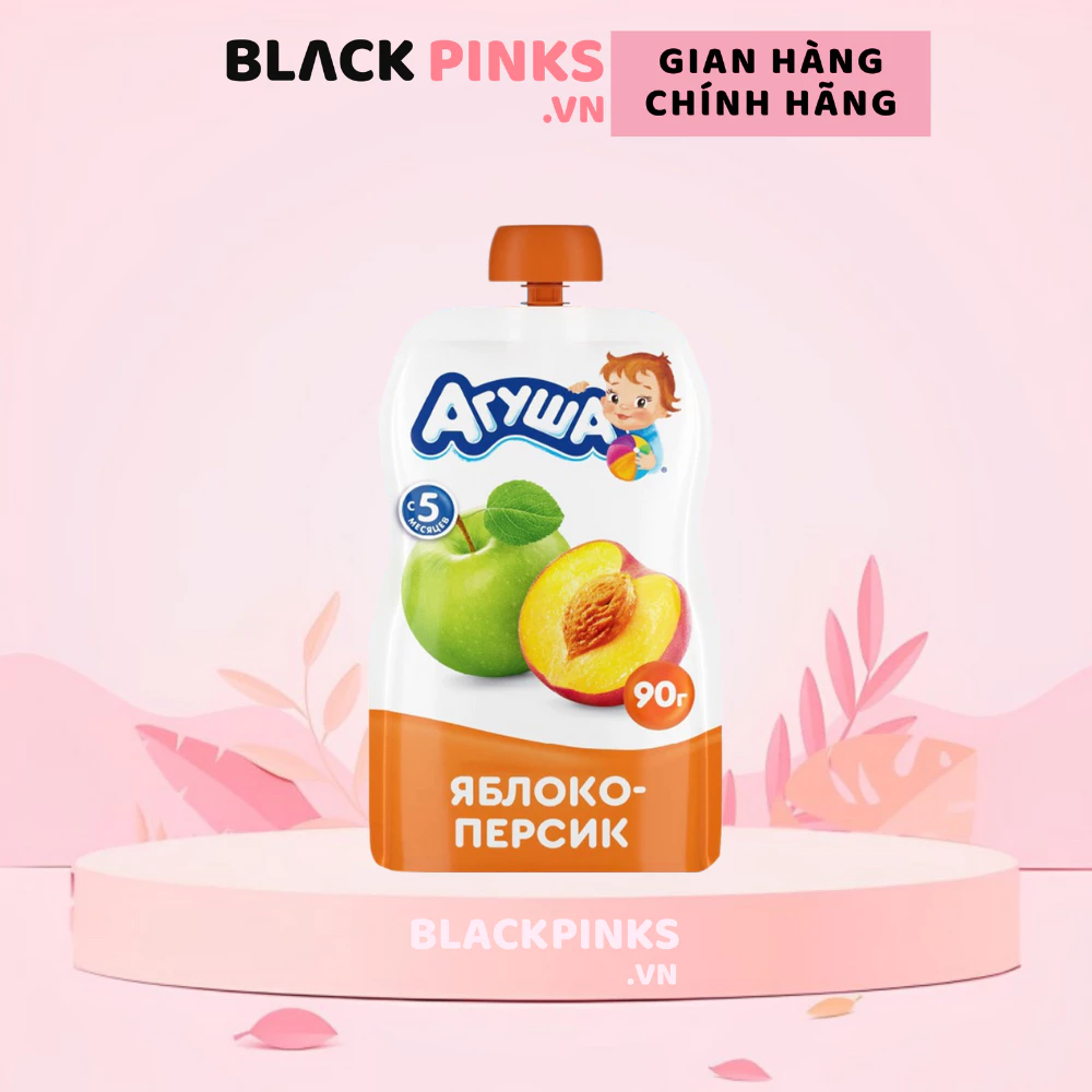 Trái cây nghiền Agusha nhiều vị 90g dành cho bé từ 5 tháng tuổi