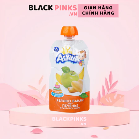 Trái cây nghiền Agusha nhiều vị 90g dành cho bé từ 6 tháng tuổi